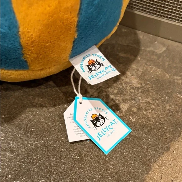 Retired Jellycat Beach Volleyball Collectible BRAND NEW with tags NWT - Picture 2 of 4